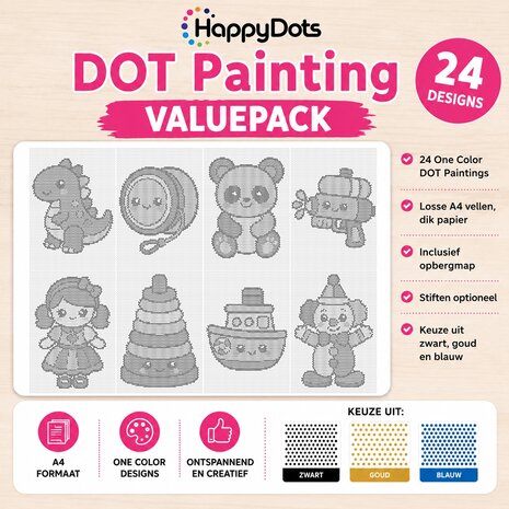 HappyDots DOT Painting Valuepack Speelgoed (24 stuks)