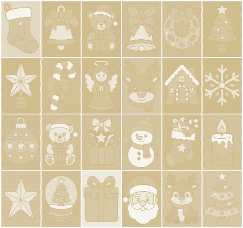 HappyDots DOT Painting Valuepack Kerst (24 stuks)
