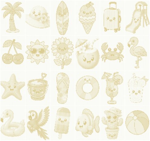 HappyDots DOT Painting Valuepack Zomer (24 stuks)
