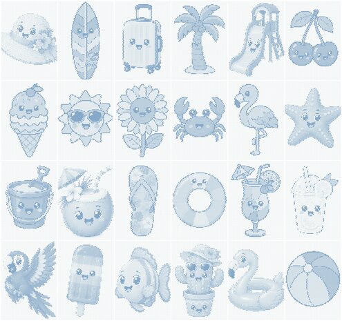 HappyDots DOT Painting Valuepack Zomer (24 stuks)
