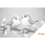 DOT Painting Niedliche Vögel