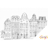 DOT Painting Häuser Amsterdam