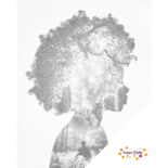 DOT Painting Waldmädchen