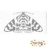 DOT Painting 3-Panel Schöne Motte