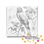 DOT Painting Papegaai in appelboom