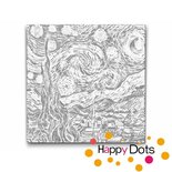 DOT Painting Sternennacht - Vincent van Gogh