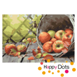 Malen nach Zahlen Korb mit Äpfeln