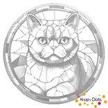DOT Painting Chat - British Shorthair
