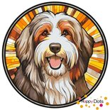 Malen nach Zahlen Bearded Collie
