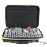 Diamond Painting Aufbewahrungsbox mit 60 großen Gläsern