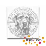 DOT Painting Hund - Chesapeake Bay Retriever