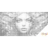 DOT Painting Wunderschöne Frau