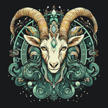 Schilderen op nummer Steenbok sterrenbeeld