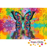 Schilderen op nummer Vlinder kleurrijk