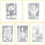 DOT Painting Malbuch Weihnachtsfeier