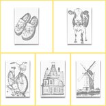 DOT Painting Malbuch Typisch Holländisch