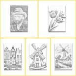 DOT Painting Malbuch Typisch Holländisch