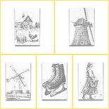 DOT Painting Malbuch Typisch Holländisch