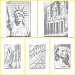 DOT Painting Malbuch Berühmte Gebäude