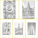 DOT Painting Malbuch Berühmte Gebäude