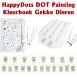 DOT Painting Kleurboek Gekke dieren