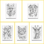 DOT Painting Kleurboek Gekke dieren