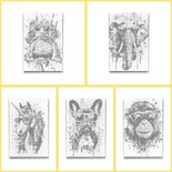 DOT Painting Kleurboek Gekke dieren