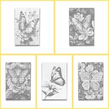 DOT Painting Coloring Book Flowers with Butterflies