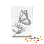 DOT Painting Bloemen met Vlinders 03