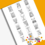 DOT Painting Malbuch Wildtiere