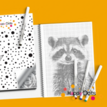 DOT Painting Malbuch Wildtiere
