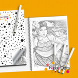 DOT Painting Malbuch Große Dicke Damen A3 (30x40cm)