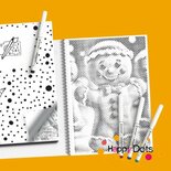 DOT Painting Malbuch Weihnachtsfeier