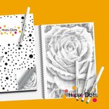 DOT Painting Blumen Malbuch