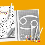 DOT Painting Malbuch Sternzeichen, 24 Seiten!