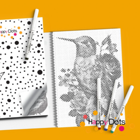 DOT Painting Coloring Book Birds