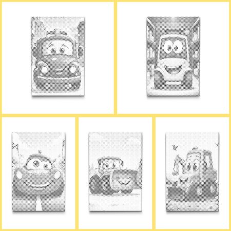 Livre de coloriage DOT Peinture Transport