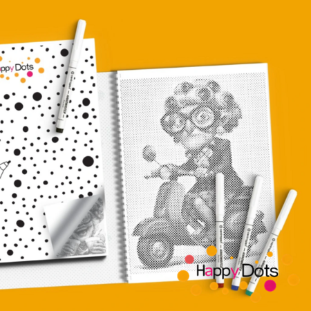 Livre de coloriage DOT Painting Big Crazy Grandmas A3 (30x40cm)