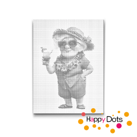 Peinture DOT Grand-mères folles 05