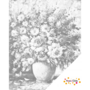 DOT Painting Vase with flowers
