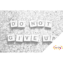 DOT Painting Do Not Give Up