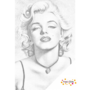 DOT Painting Marilyn Monroe