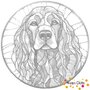 DOT Painting Dog - Cocker Spaniel