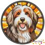 Schilderen op nummer Hond - Bearded Collie 