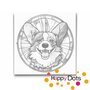 DOT Painting Hond - Corgi