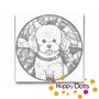 DOT Painting Dog - Bichon Frise