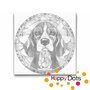 DOT Painting Hond - Beagle