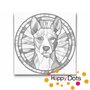 DOT Painting Dog - Basenji