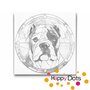 DOT Painting Hond - Amerikaanse Bulldog