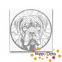 DOT Painting Hond - Cane Corso